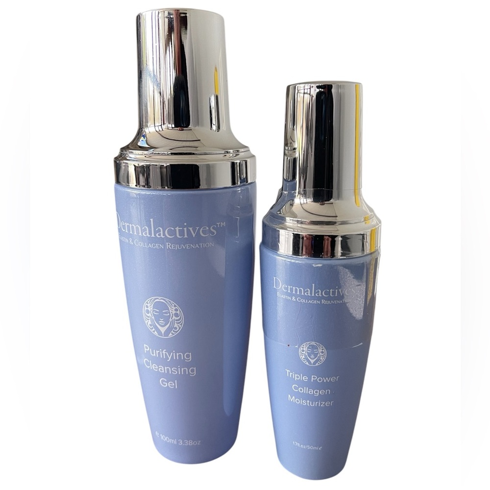 Bundle of Dermalectives Cleansing Gel + Triple Power Collagen Moisturizer